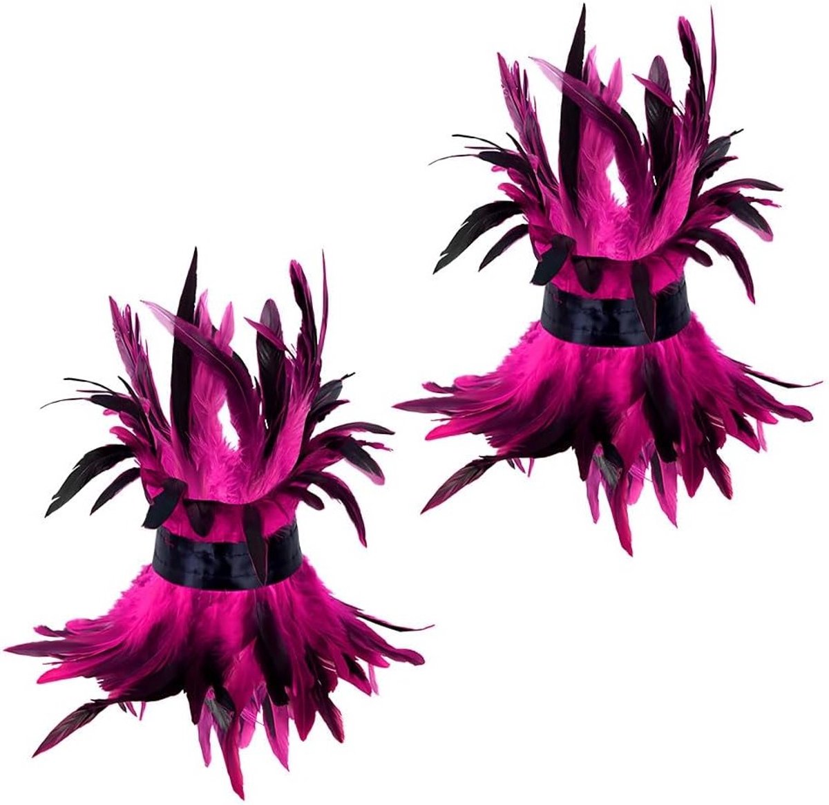Elegante Feestrok voor Vrouwen - Ballerina Kostuum met Veertjes voor Dans en Verkleedfeest