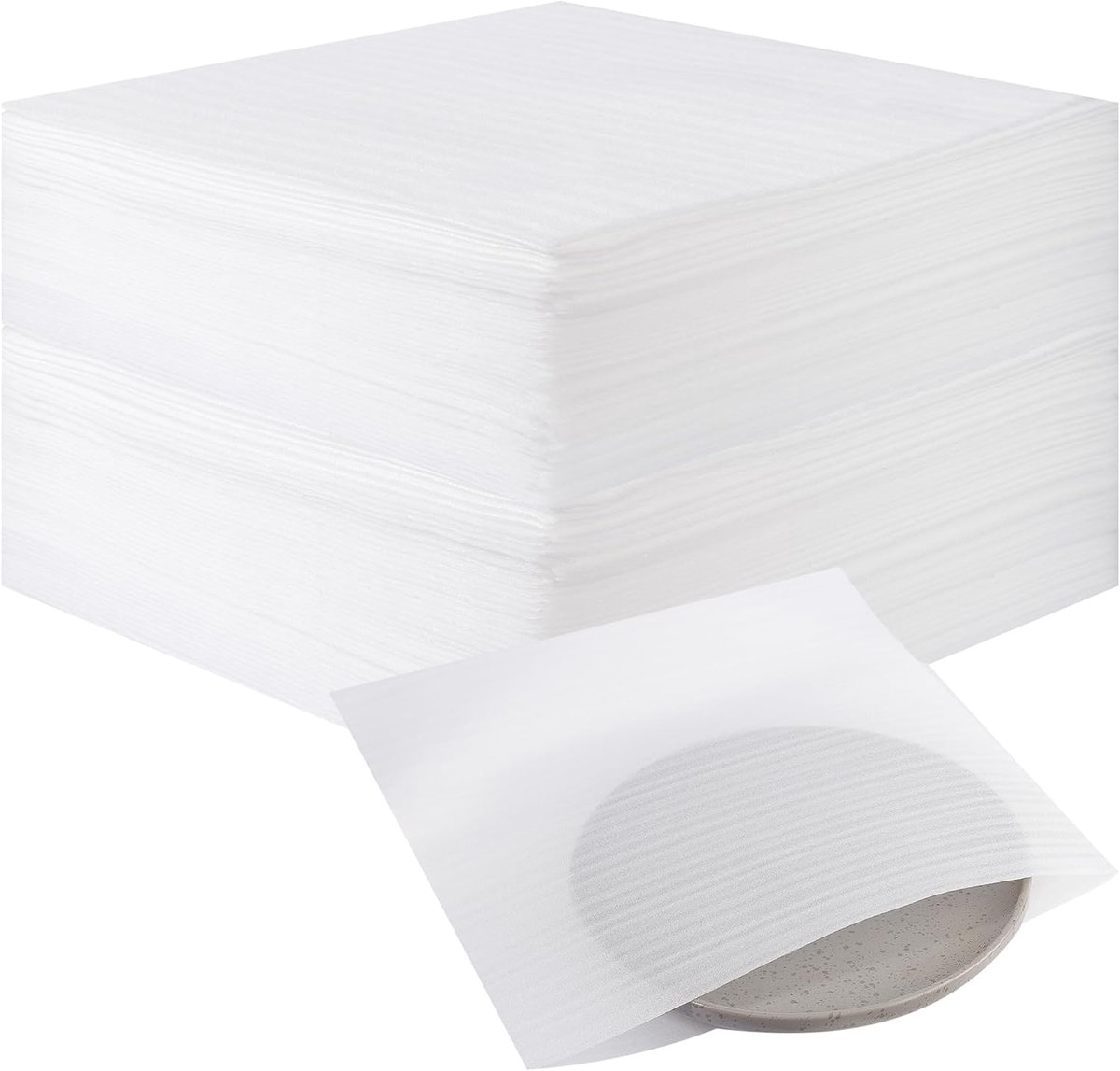 SnelShoppen - Pack van 100 Foam Film 30x30 cm - Beschermfolie voor Verhuisdozen, Schalen, Wijnglazen en Breekbare Voorwerpen - Flexibele en Duurzame V