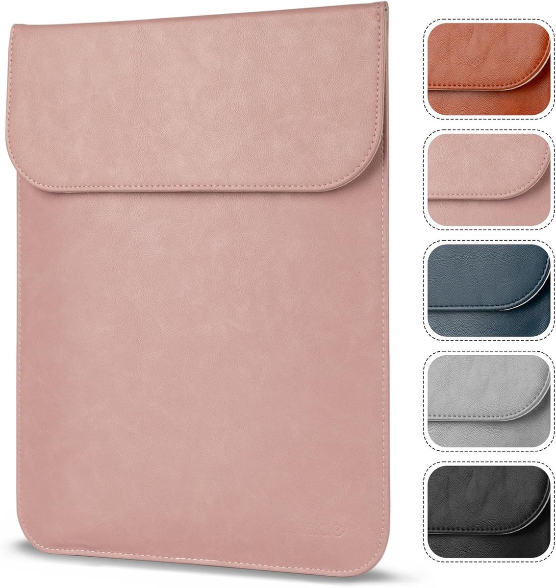 SnelShoppen - Waterproof Laptop Sleeve Case 13 Inch voor MacBook Air & Pro 2022-2025, Roze, Bescherming, Draagtas, Laptophoes, Ideaal voor School, Wer