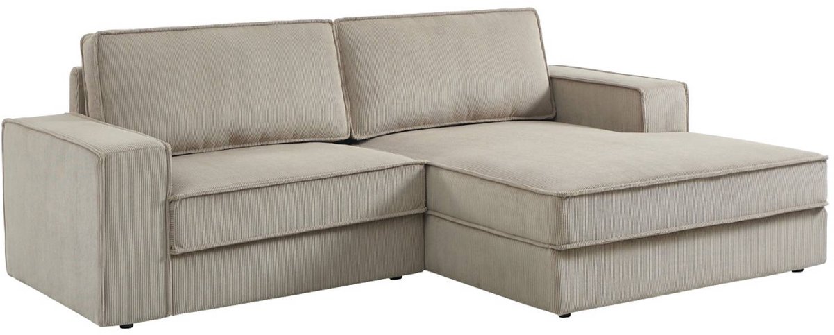 sweeek - Rechter hoekbank corduroy met 3 zitplaatsen - chill