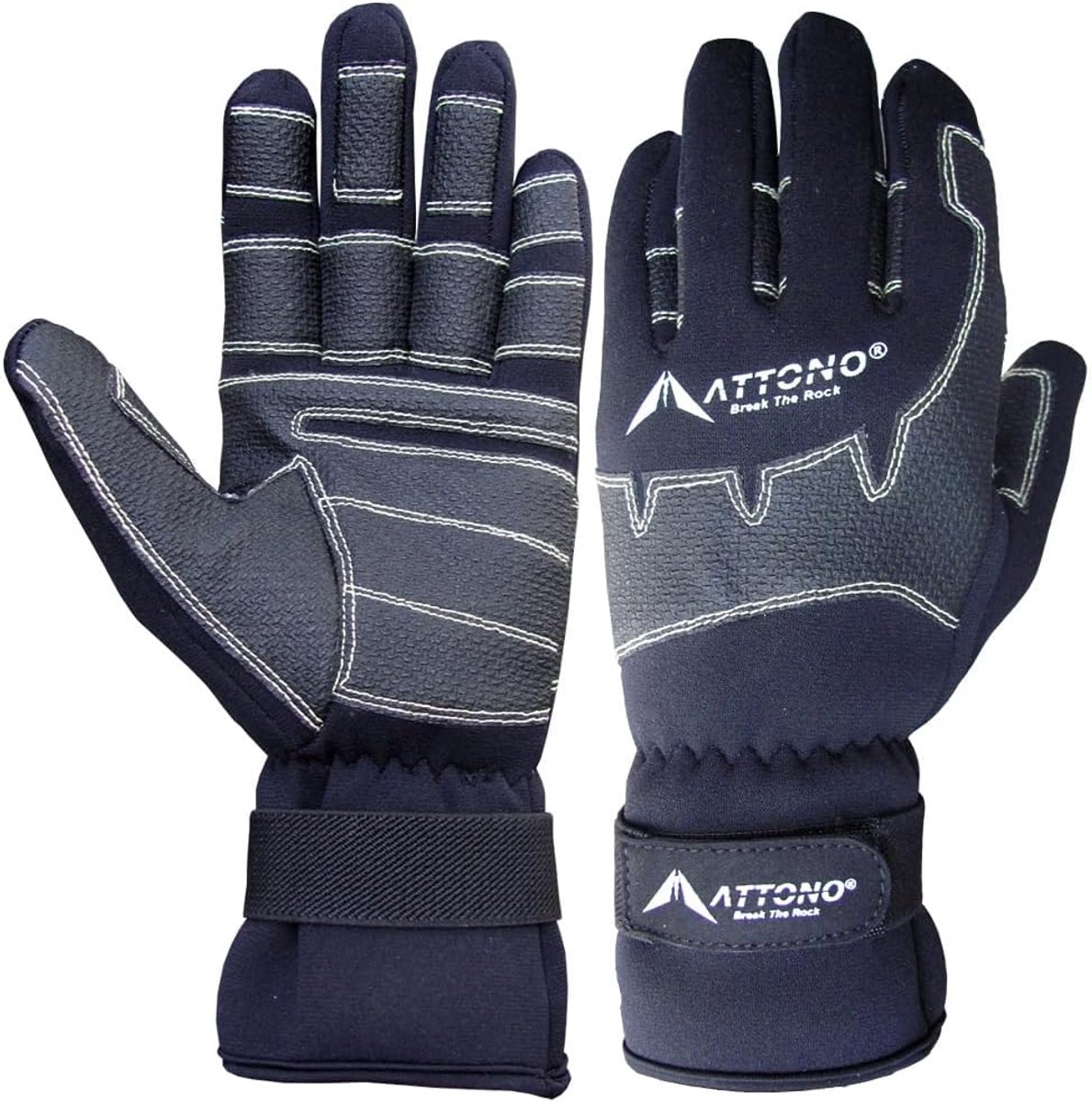 SnelShoppen - Zeilhandschoenen Winter Zeilen Regatta Watersport Handschoenen Neopreen Volle Vingers Maat M/L Elastische Sluiting