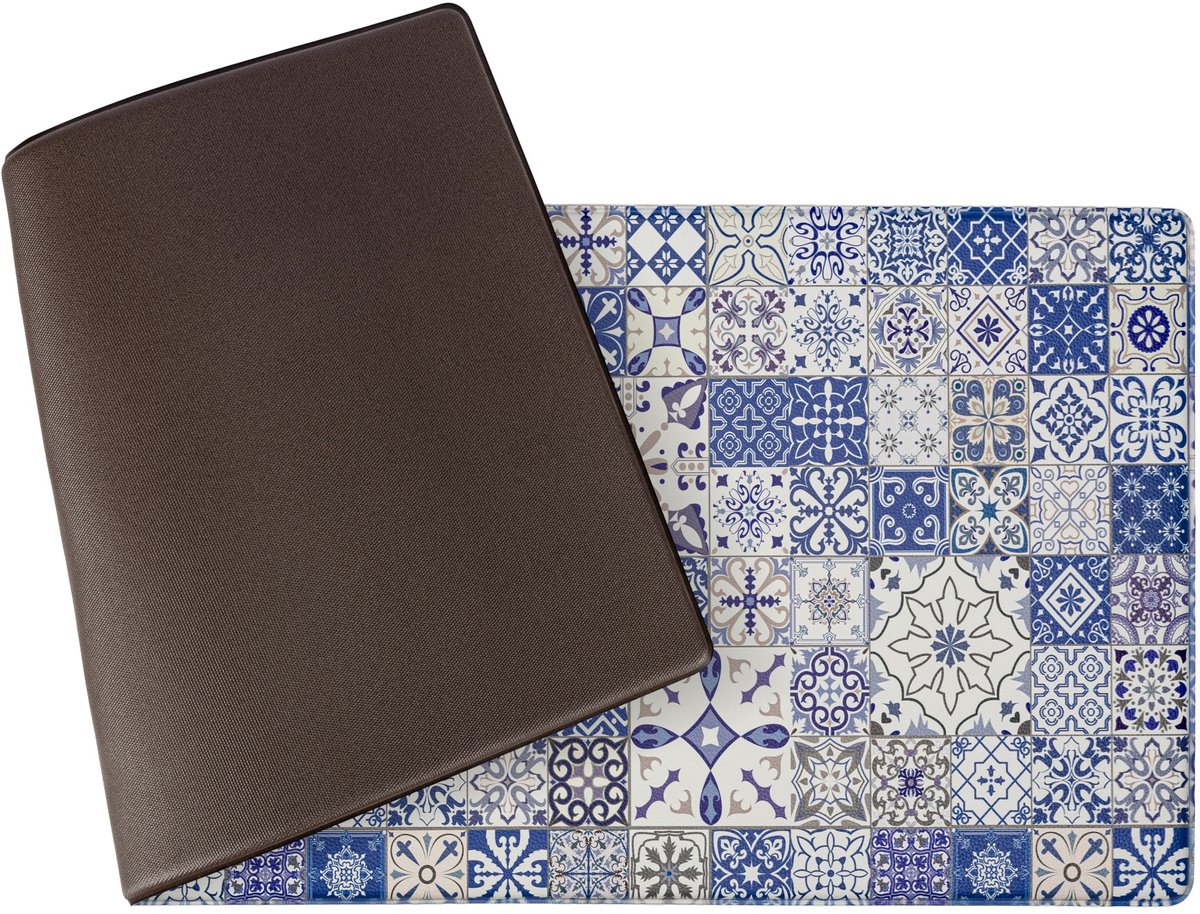 ANRO Azulejo Anti-vermoeidheidsmat 50x150 cm - Keuken - Werkplek Meerkleurig