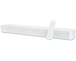 MEDION P61155 2.0 soundbar met Bluetooth (incl. afstandsbediening, touchbediening, HDMI (ARC), AUX, optische ingang, 2 x 30 W RMS) wit
