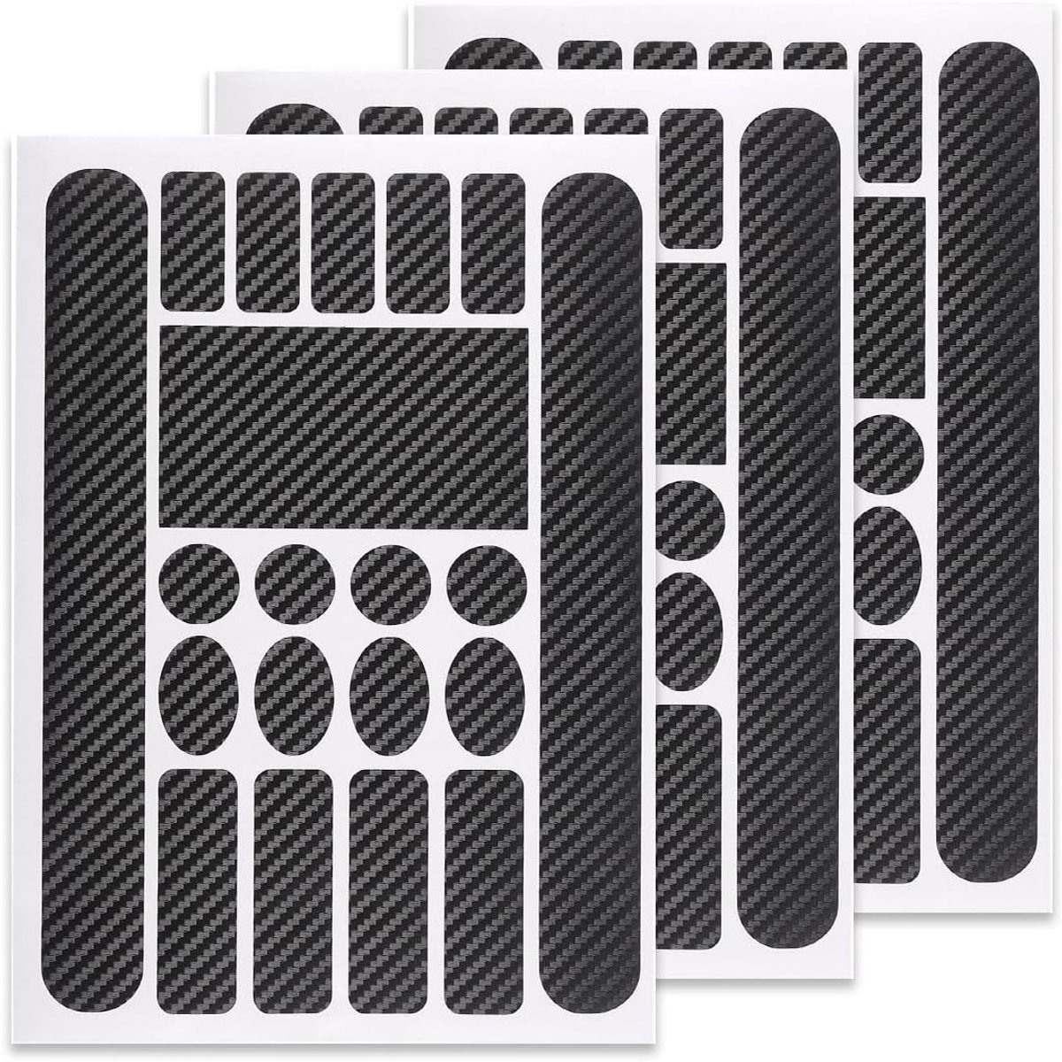 Set van 3 framebeschermers voor fietsen, carbon stickers voor optimale framebescherming, MTB en racefiets accessoires