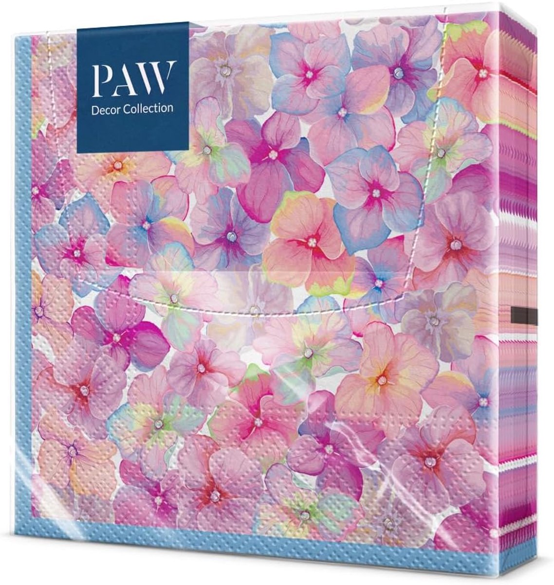 SnelShoppen - Paper Napkins 3 Ply 33x33 cm - 20 Stuks - Kleurrijke Servetten voor Feestjes, Verjaardagen, Bruiloften, Communie en Vieringen - Tafelver