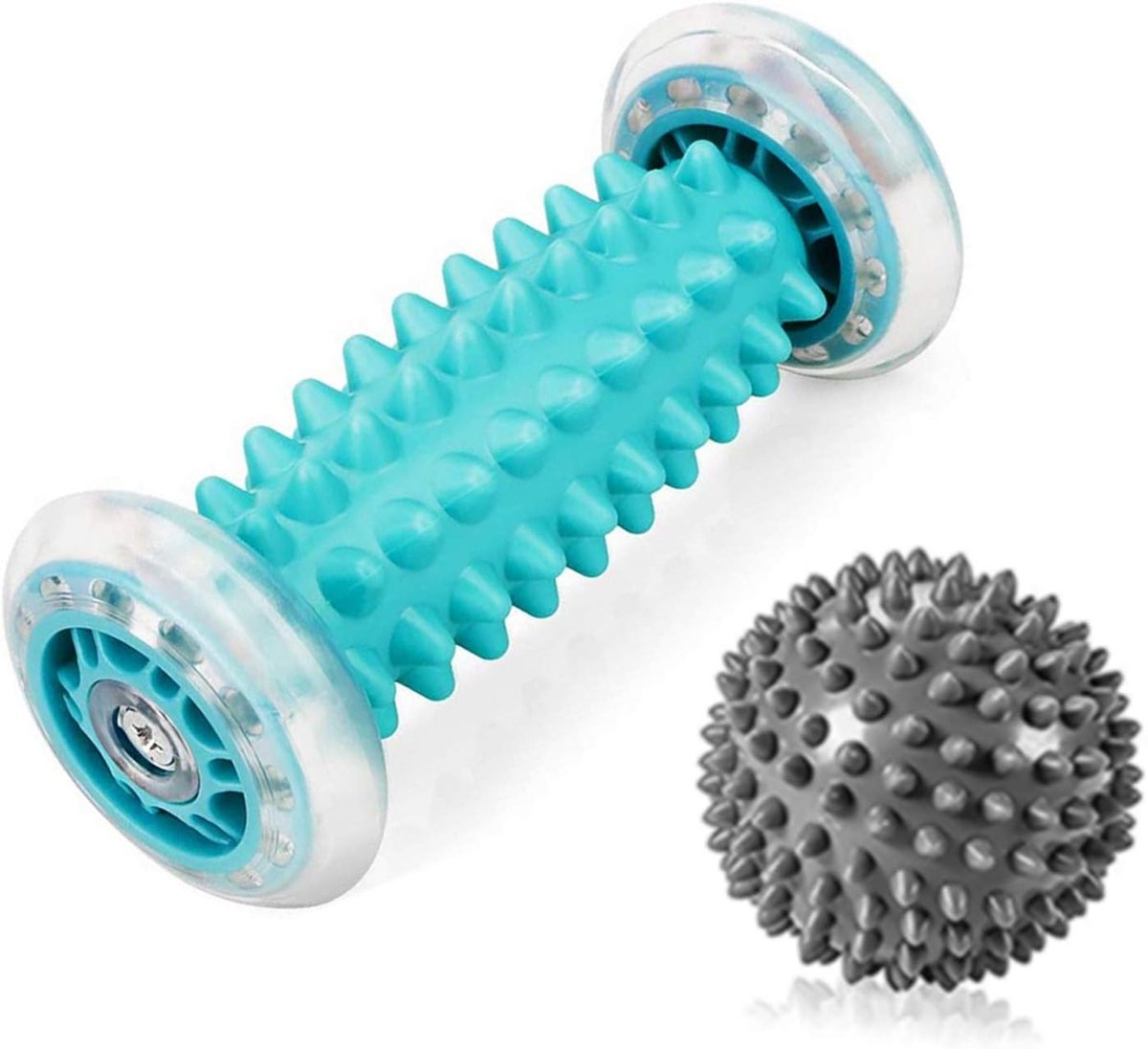 SnelShoppen - Hedgehog Massagebal en Voetroller voor Plantenfasciitis, Pijnverlichting voor Hielen en Voetboog, Stressverlichting en Ontspanning, Trig