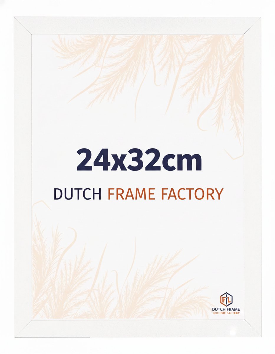 Fotolijst 24x32 cm - MDF - Wit Mat - Benno