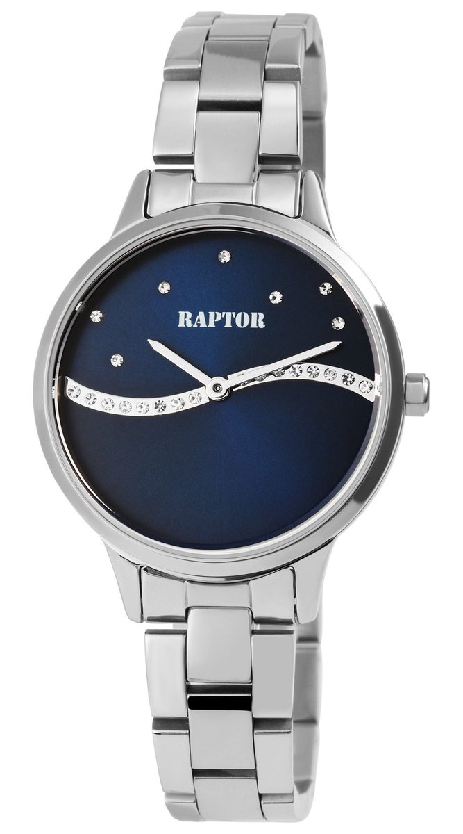 Raptor Dameshorloge Roestvrij staal Flake, Strass