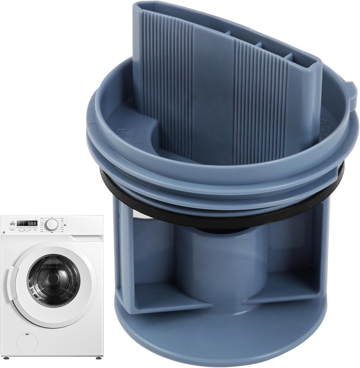 Filterzeef voor wasmachine en wasdroger, vervangbare pluiszeef inzet voor optimale wasresultaten en onderhoud van apparaten