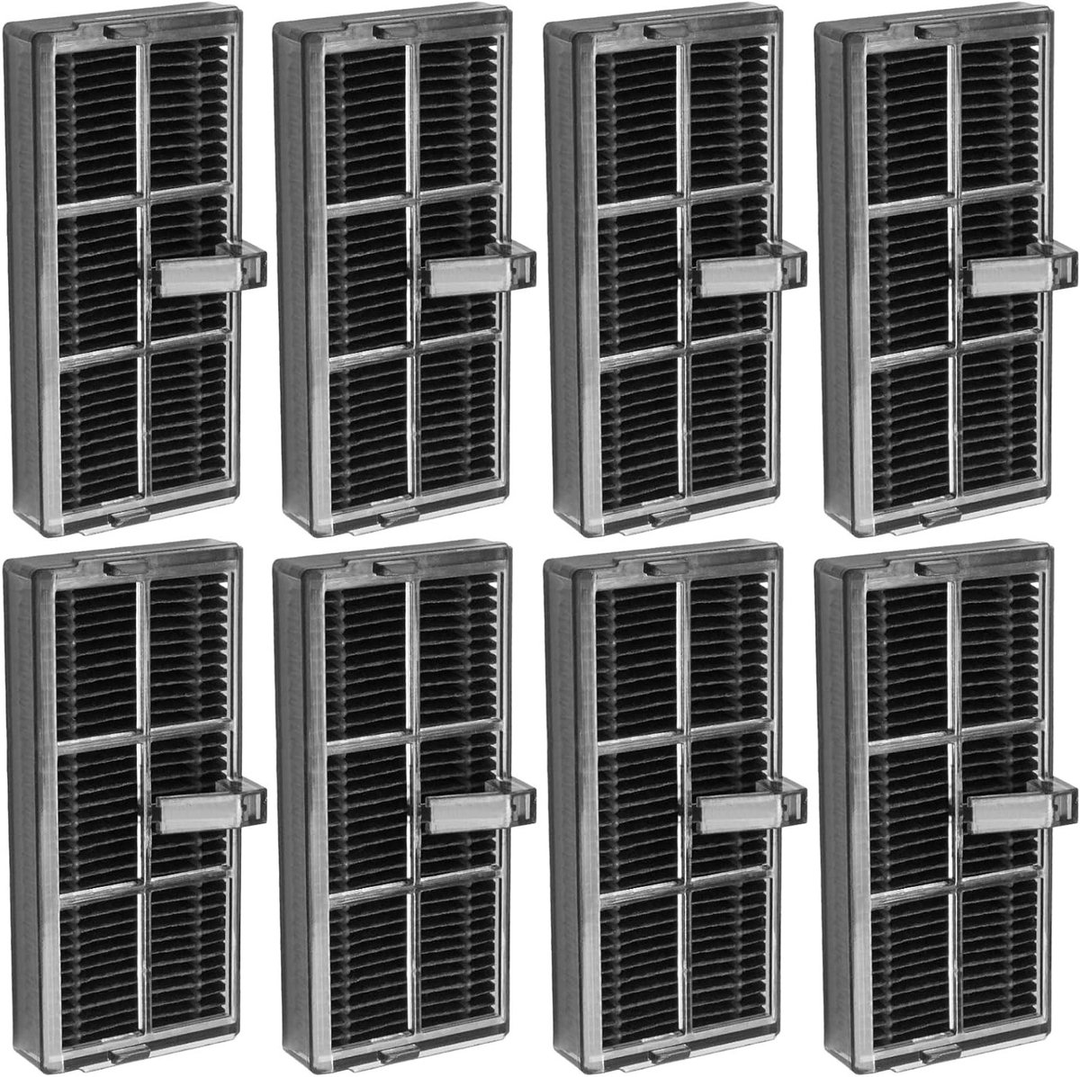 Set van 8 HEPA-filters voor robotstofzuigers, herbruikbare vervangingsaccessoires voor optimale luchtkwaliteit en stofverwijdering