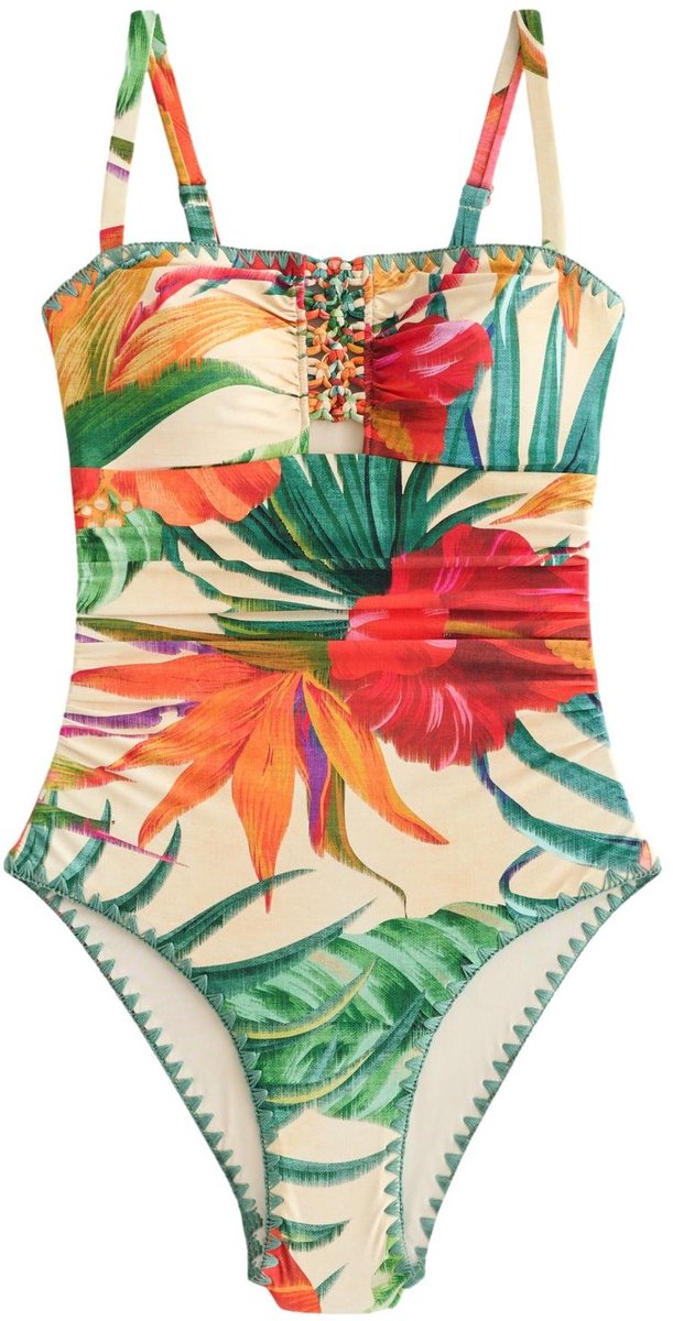 Next - Dames - Bandeau-badpak - Rood