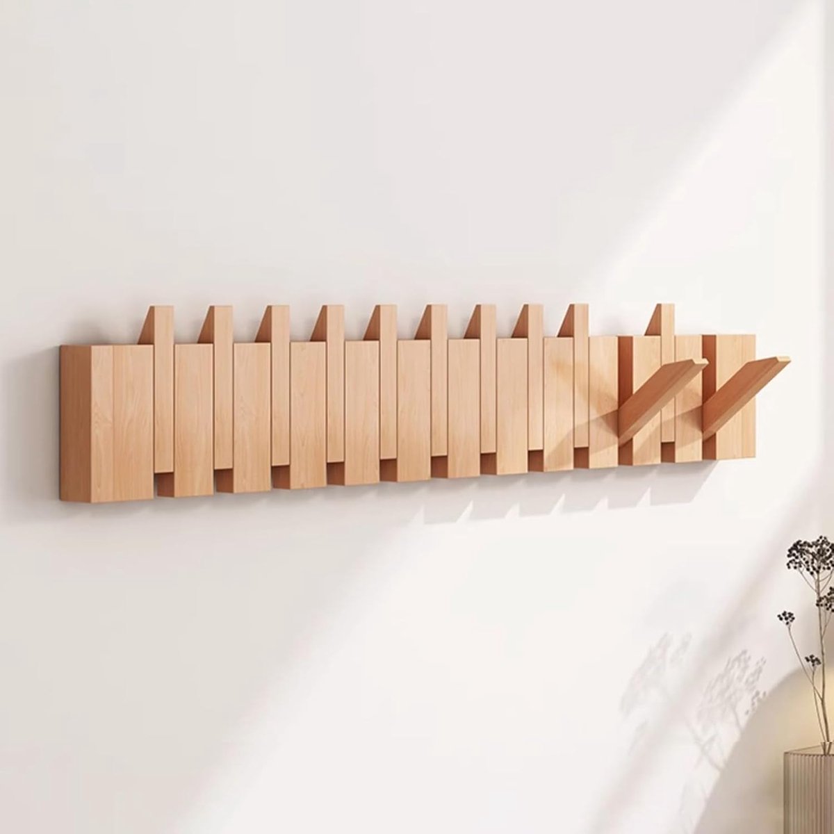 Wandkapstok - Opklapbare haken - Ruimte organiseren - Heavy-duty ontwerp - Verschillende m