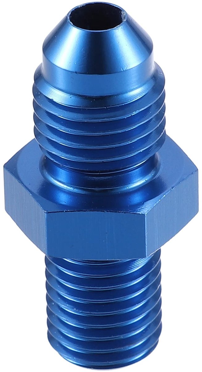 Dailygoods - Auto 4AN Mannelijk naar M10x1.25mm Metrische Draden Adapter