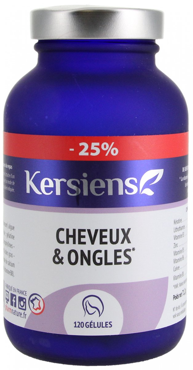 Pharm Nature Cheveux et Ongles 120 Gélules