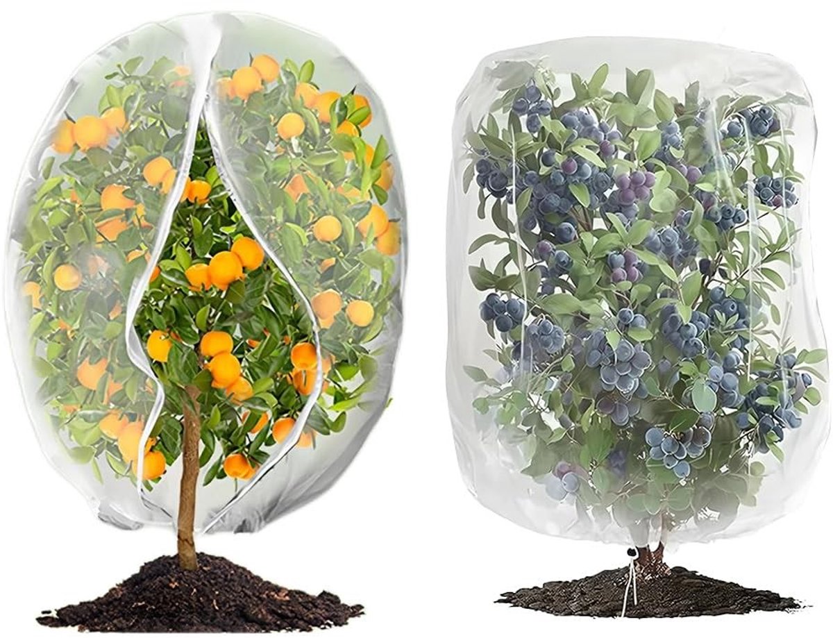 Dailygoods- Plantenbeschermingsnet 1 x 1,2 m - Insectenwerend Net - Tuinnet - Groentenet - Fijnmazig - UV-bestendig en Herbruikbaar - Gewasbeschermingsnet