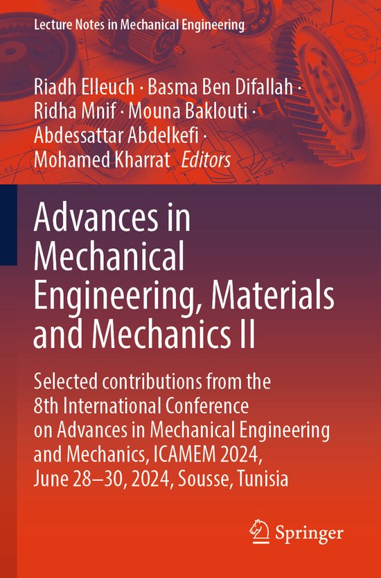 Lecture Notes in Mechanical Engineering- Advances in Mechani ... - cover
