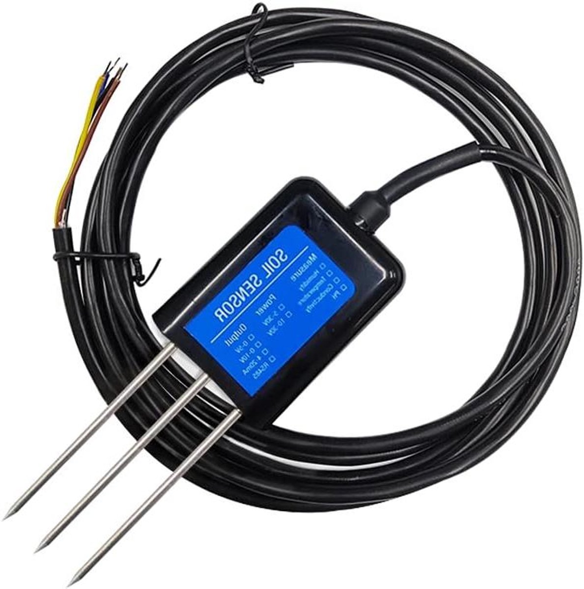 Bodem Sensor - Vochtigheid Geleidbaarheid - Bodemmeting Tuin - RS485 Uitgang - 5-30V DC - Grijs