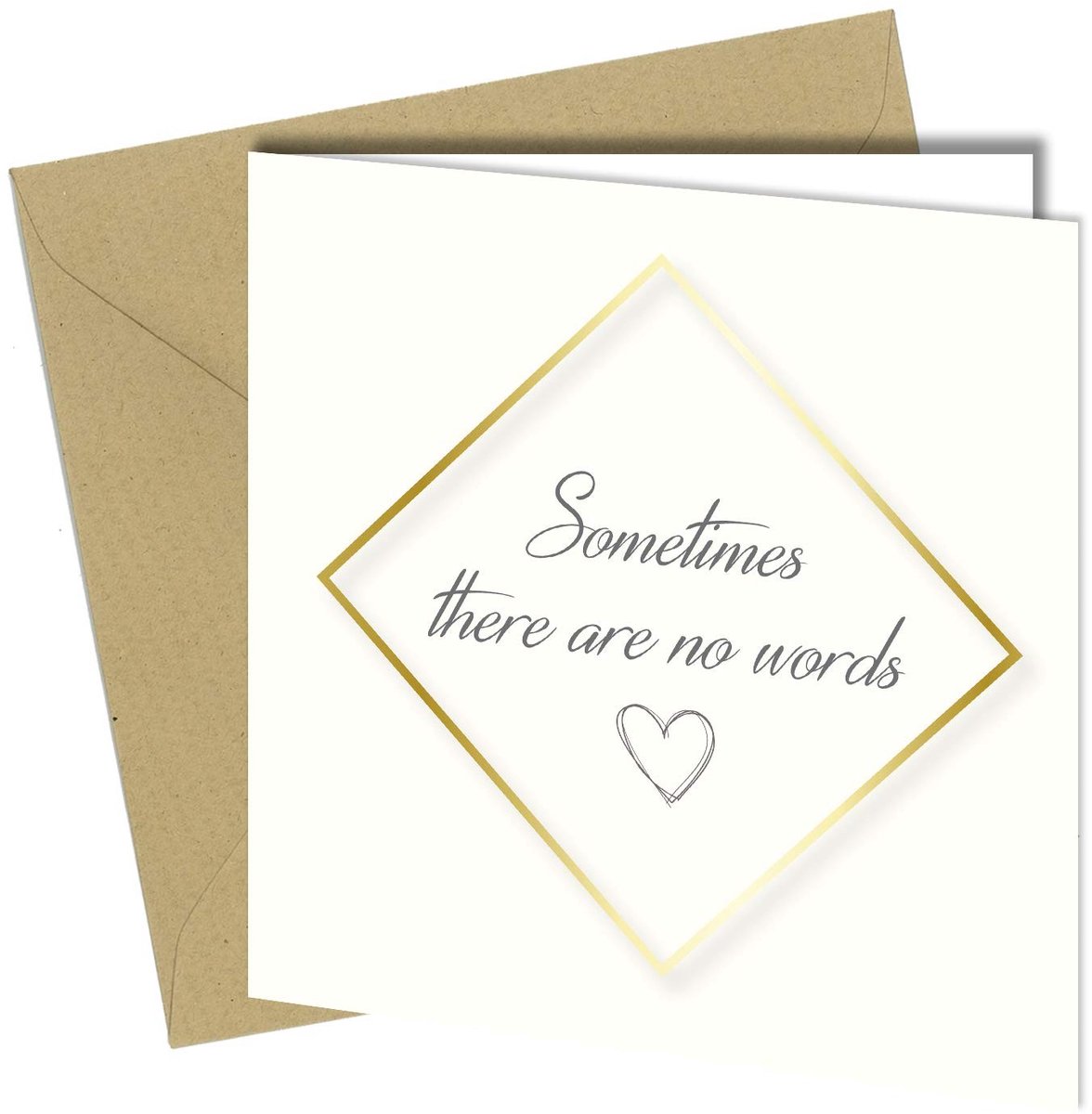 Dailygoods - Sympathie Kaarten Condoleance - Unieke Rouwkaarten voor Verlies