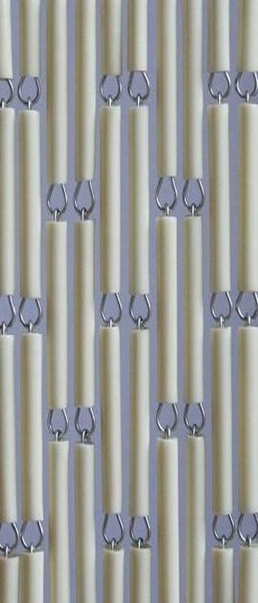 Vliegengordijnenexpert Vliegengordijn Hulzen - Creme 90 x 210 cm Op het kozijn van Merkloos — afbeelding 2