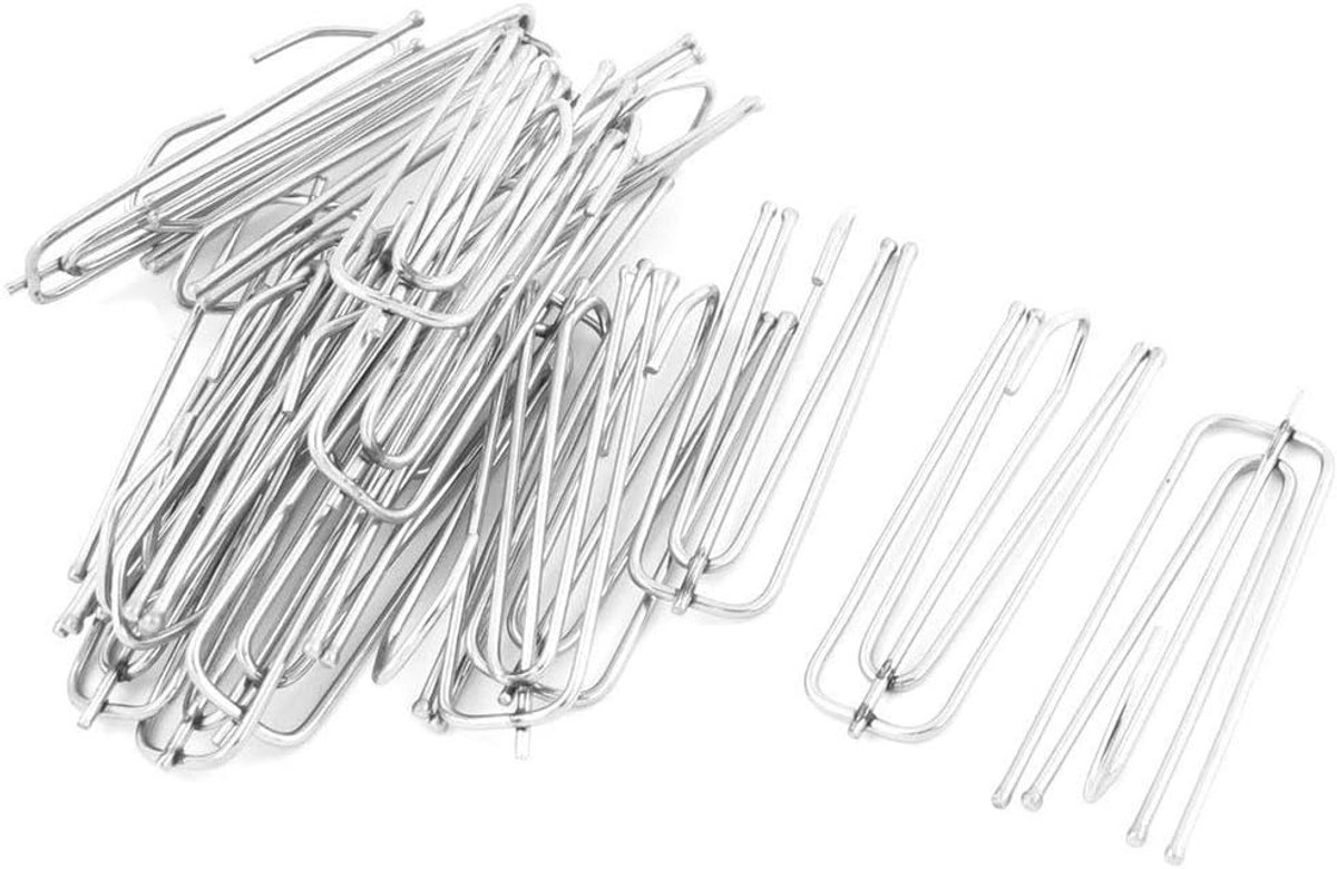 Metalen Gordijnhaken - Plooihaken - Gordijnen Ophangen - Diepe Prong Ontwerp - 20 Stuks - Zilver