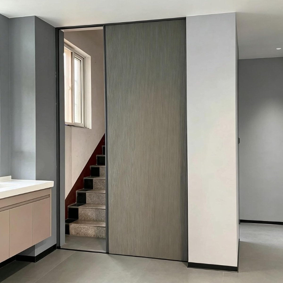 Vouwdeur - Schuifdeur Plissé - Ruimte Besparen - Geluidsisolatie Warmte - Hoog 203cm - Wit