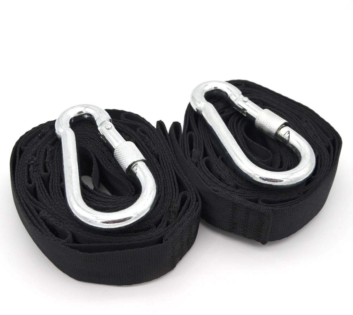 Dailygoods- Ophangset 300kg Bevestiging - Boom Ophangketting - Hangmat Bevestiging - Kinderschommel Bevestiging - Drievoudig Genaaid - Boombescherming - Hangmatbevestiging