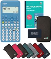 Casio fx-82NL+ incl. beschermhoes Donkergrijs + Handleiding - Wetenschappelijke rekenmachine - Standaardset