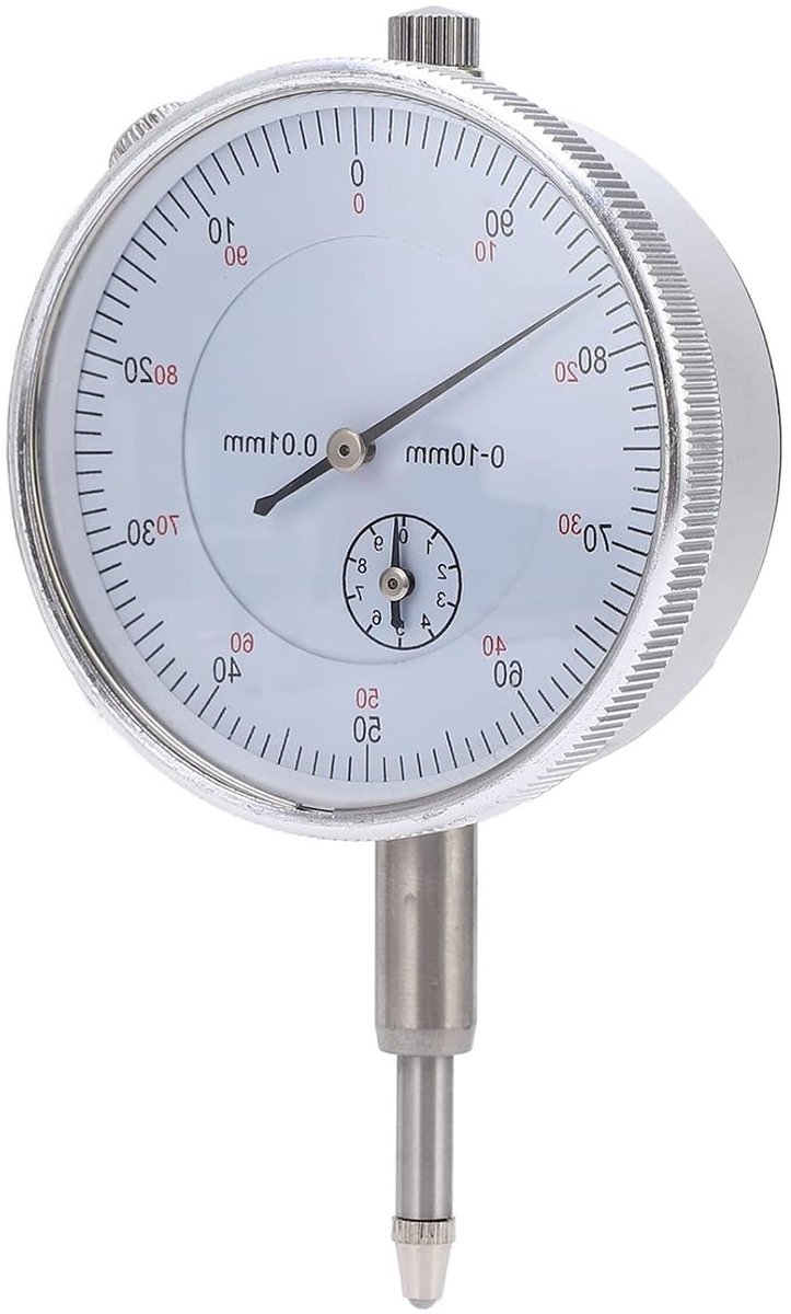 Draagbare en Slijtvast Mechanische Wijzerplaat Indicator met Transparante Deksel voor Nauwkeurige Metingen tot 10mm
