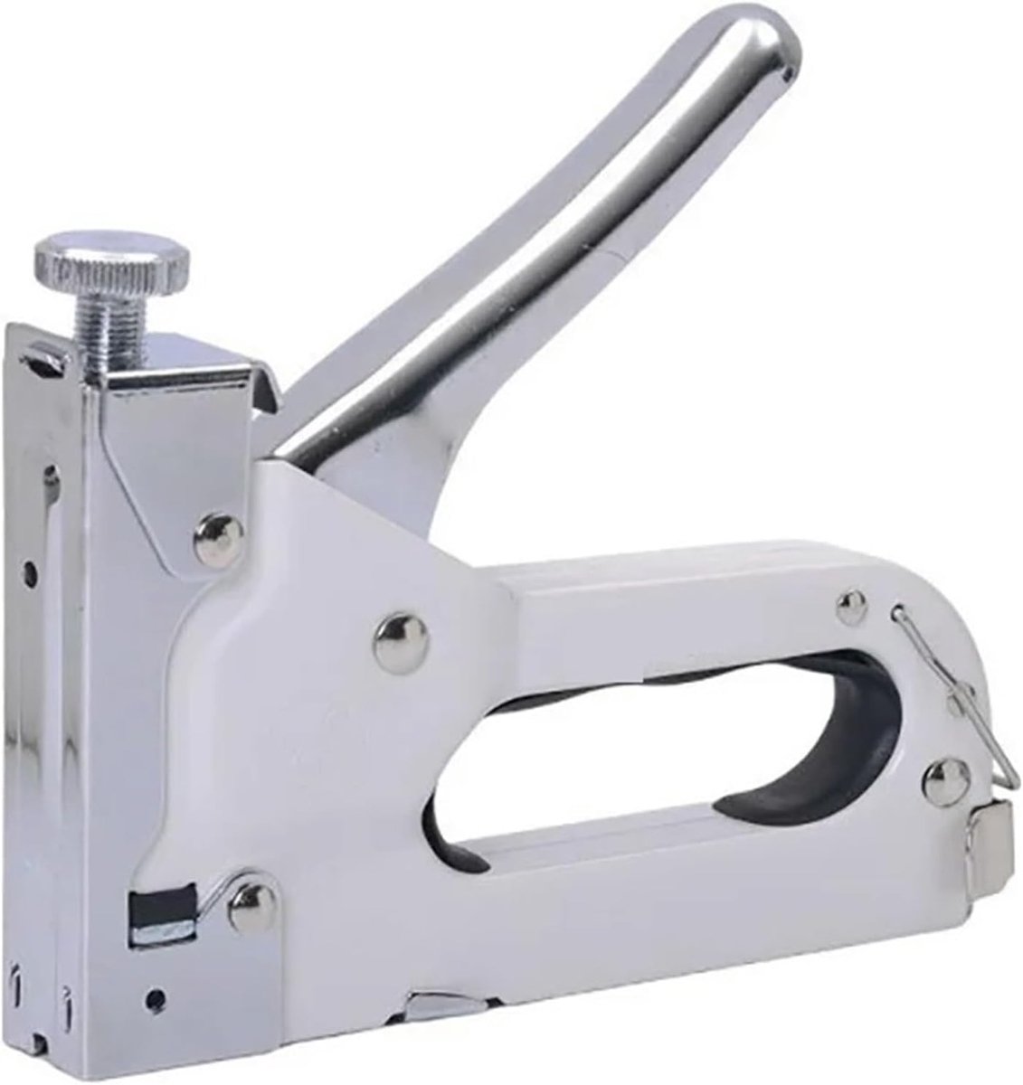 Handmatig Spijkerpistool - Drievoudige Nietmachine - Meubels Repareren - Verstelbare Kracht - 1000 Gram - Zilver