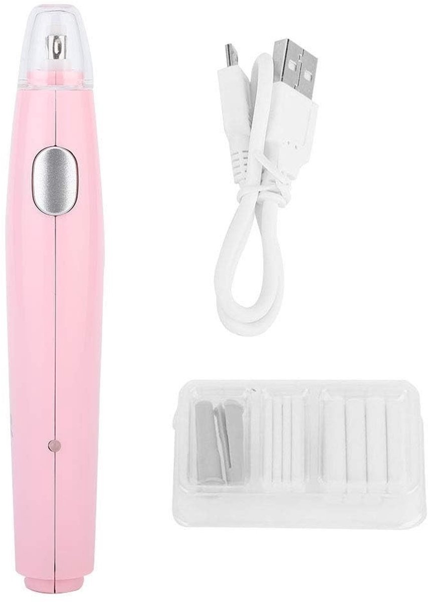 Solidchoice - Elektrische Gum - Oplaadbaar - 16 Reservevullingen - Roze - Precieze Correcties - Mobiel Formaat