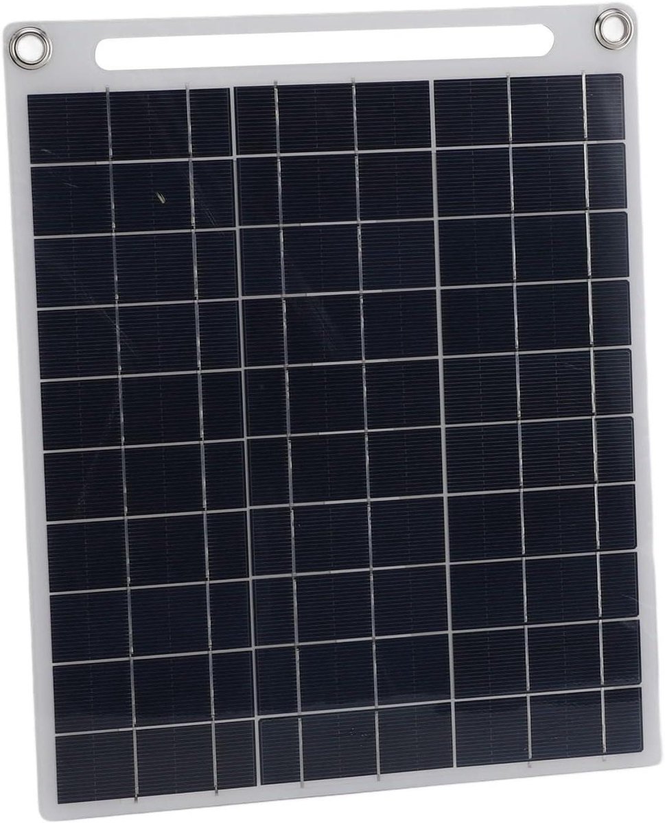 Draagbaar Zonnepaneel - Zonne Charger - Outdoor Opladen - Waterdicht Ontwerp - 15 Watt - Zwart