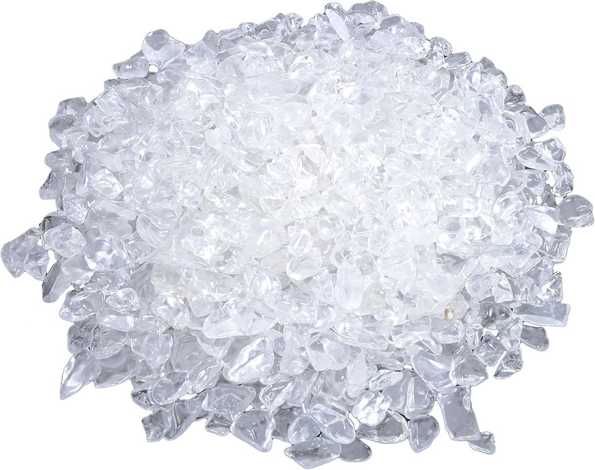 bergkristallen stenen - 300 g, 5-10 mm diameter