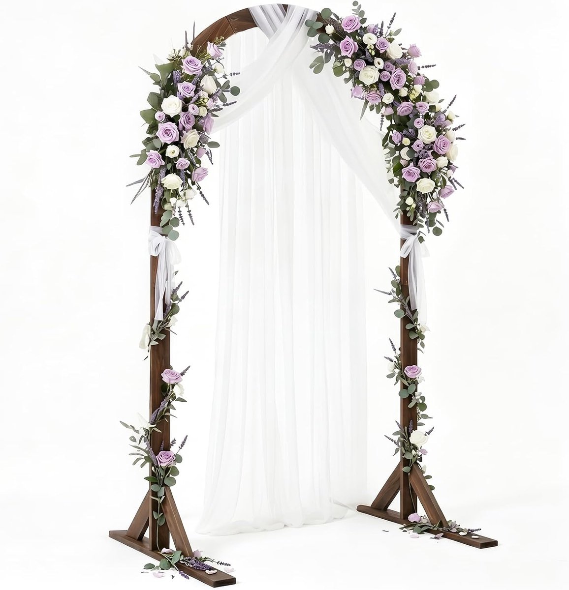 2,1 m houten bruiloftsboog, grote ballonnenboogstandaard, houten bruiloftsboog, bruiloftsboog, frame voor bruiloften, huwelijksaanzoeken, Valentijnsdag, tuindecoratie