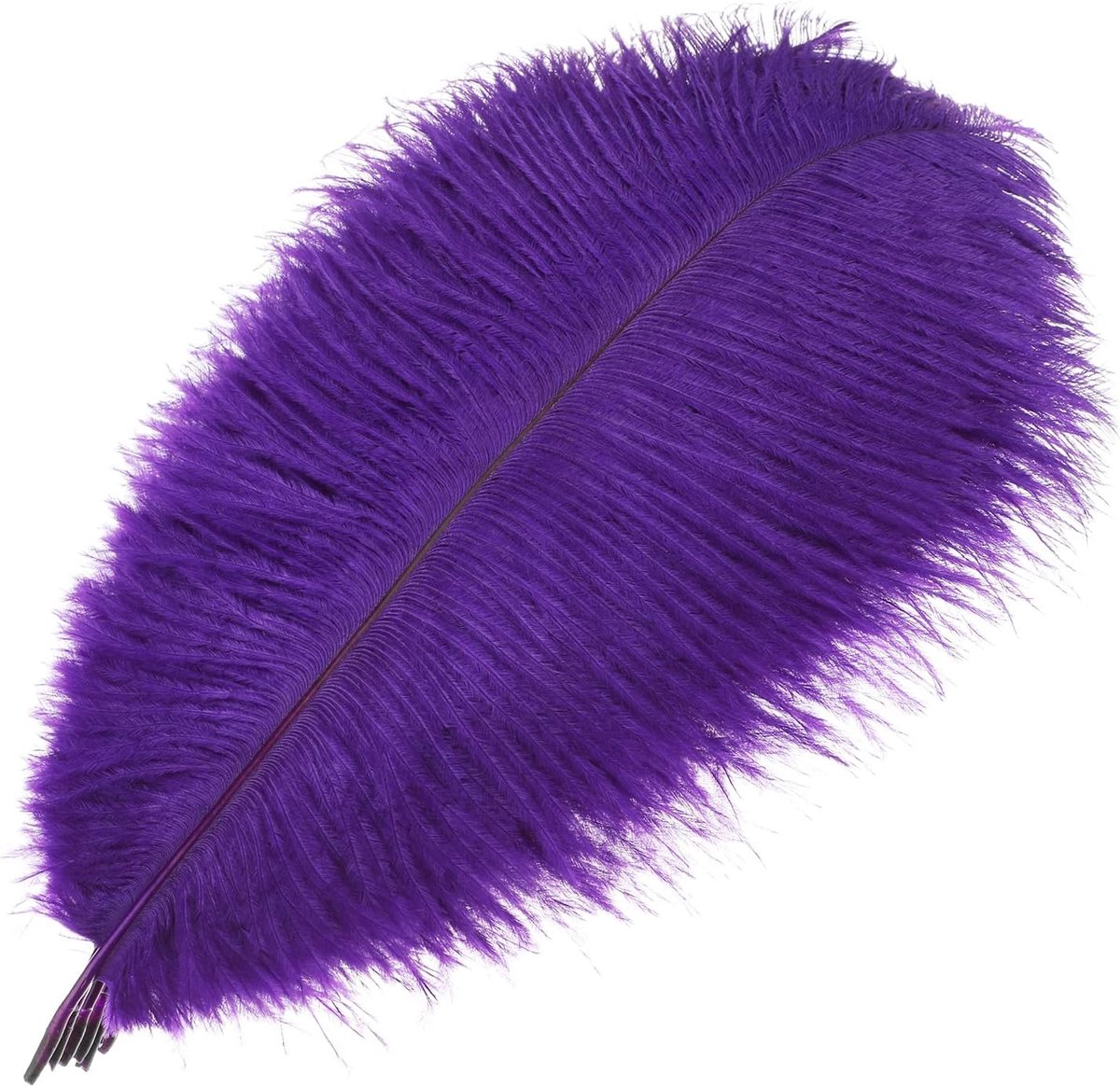 Ostrich Feathers veer, 10 stuks, natuurlijke struisvogelveren, 25-30 cm, voor hoeden, huis, bruiloft, feest, decoratie (paars)