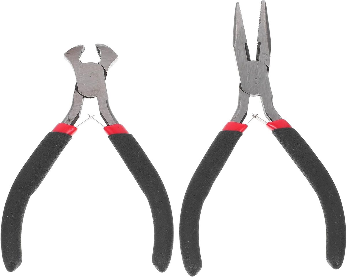 SnelShoppen - 2-delige Zipper Tang Set - Hand Zipper Sluiting - Scherpe Cutter Nipper voor Sieraden, Beads en Draadknippen - DIY Ambacht Sieraden Make