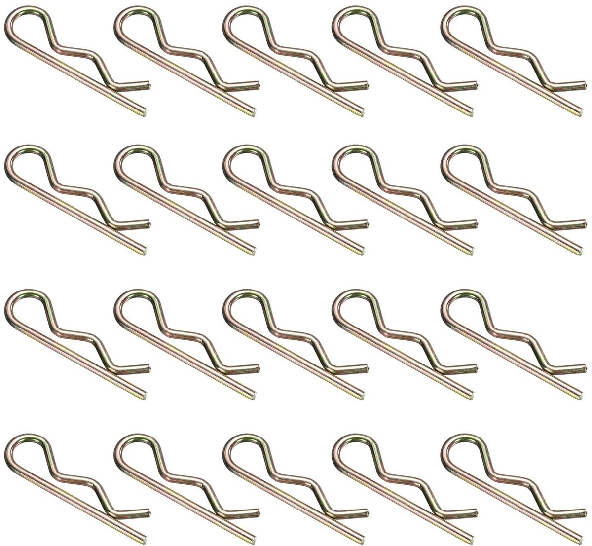 Omgoods - 30 Stuks Verzinkte Verenstaal Splints voor Diverse Toepassingen
