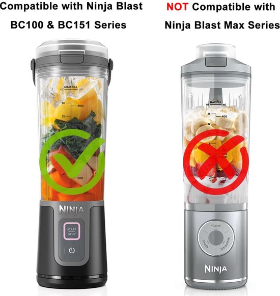 Omgoods - Mengbeker met vervangbare sipple voor draagbare blender — afbeelding 5