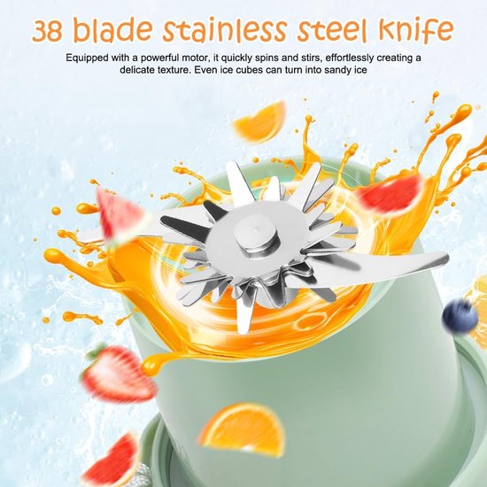 Omgoods - Draadloze Blender 1300ml voor Smoothies en Sappen — afbeelding 5