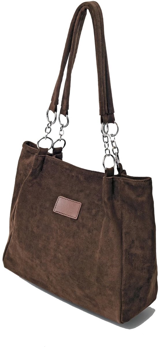 Omgoods - Corduroy Tote Bag voor Dames, Casual Schoudertas voor Winkelen