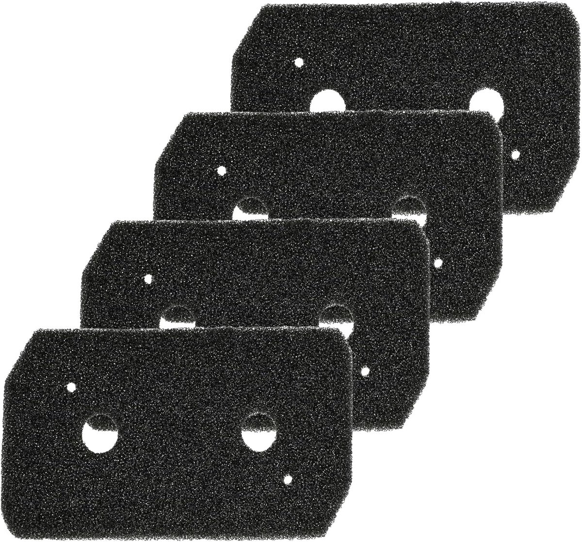 12007650 Schuimfilter vervangingsfilter voor Bosch Siemens serie 4 serie 8 Homeprofessional Isensoric warmtepompdroger basisfilter 228 x 128 mm filtermat reserveonderdelen vervangingsfilter (4 stuks)