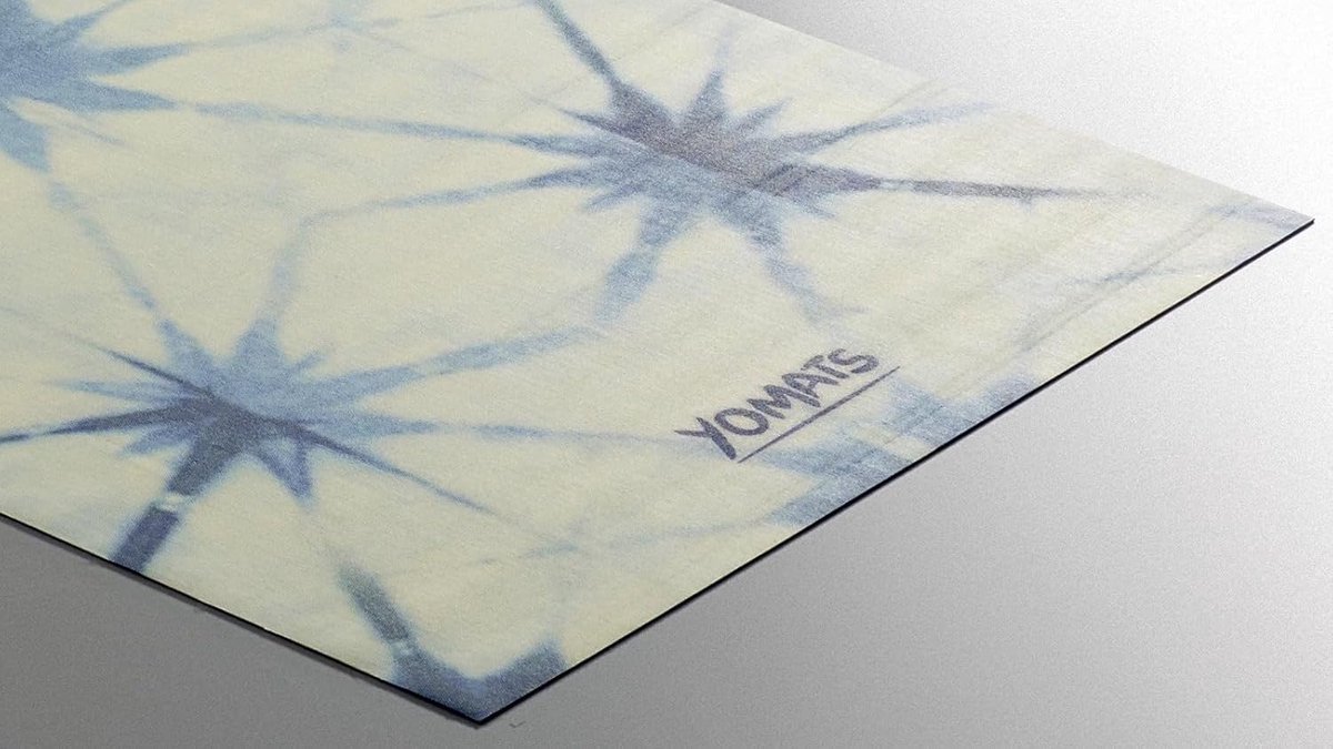 SnelShoppen - Travel Yoga Mat Antislip 172cm x 61cm x 1mm Dunne Yoga Mat Microfiber Oppervlak Natuurlijke Boomrubber Onderkant Vouwbare Yoga Mat Draag