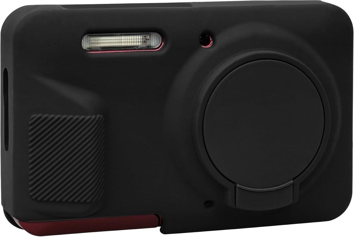 Silicone Case voor KODAK PIXPRO FZ55-BL 16MP Digitale Camera, Kodak FZ55 Soft Camera Protective Case Cover Rubber, Verwijderbare Lens Cover, Zwart