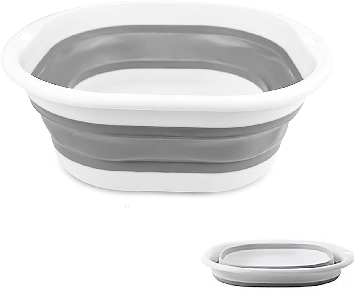 Vouwbare Wasbak 32 cm - Multifunctionele Opvouwbare Camping Sink - Ruimtebesparend en Handig voor Buiten - ShopVlot