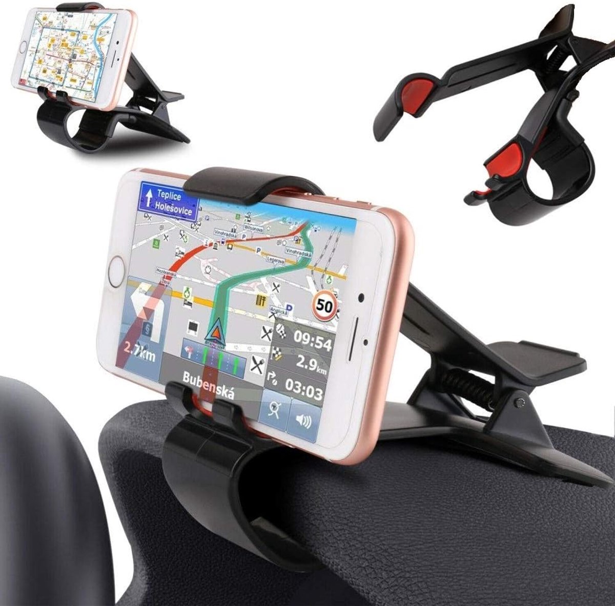 Gps Navigatie Dashboard Mobiele Telefoon Houder Clip voor Telefunken