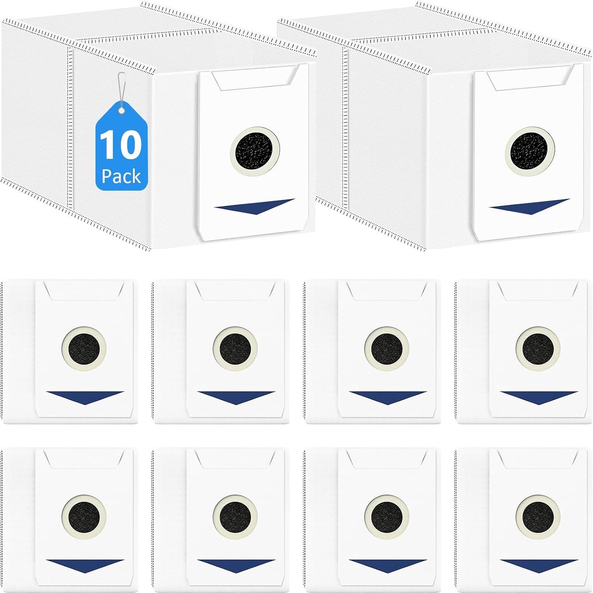 10 stuks stofzuigerzakken compatibel met Ecovacs Deebot T30 Omni/T30