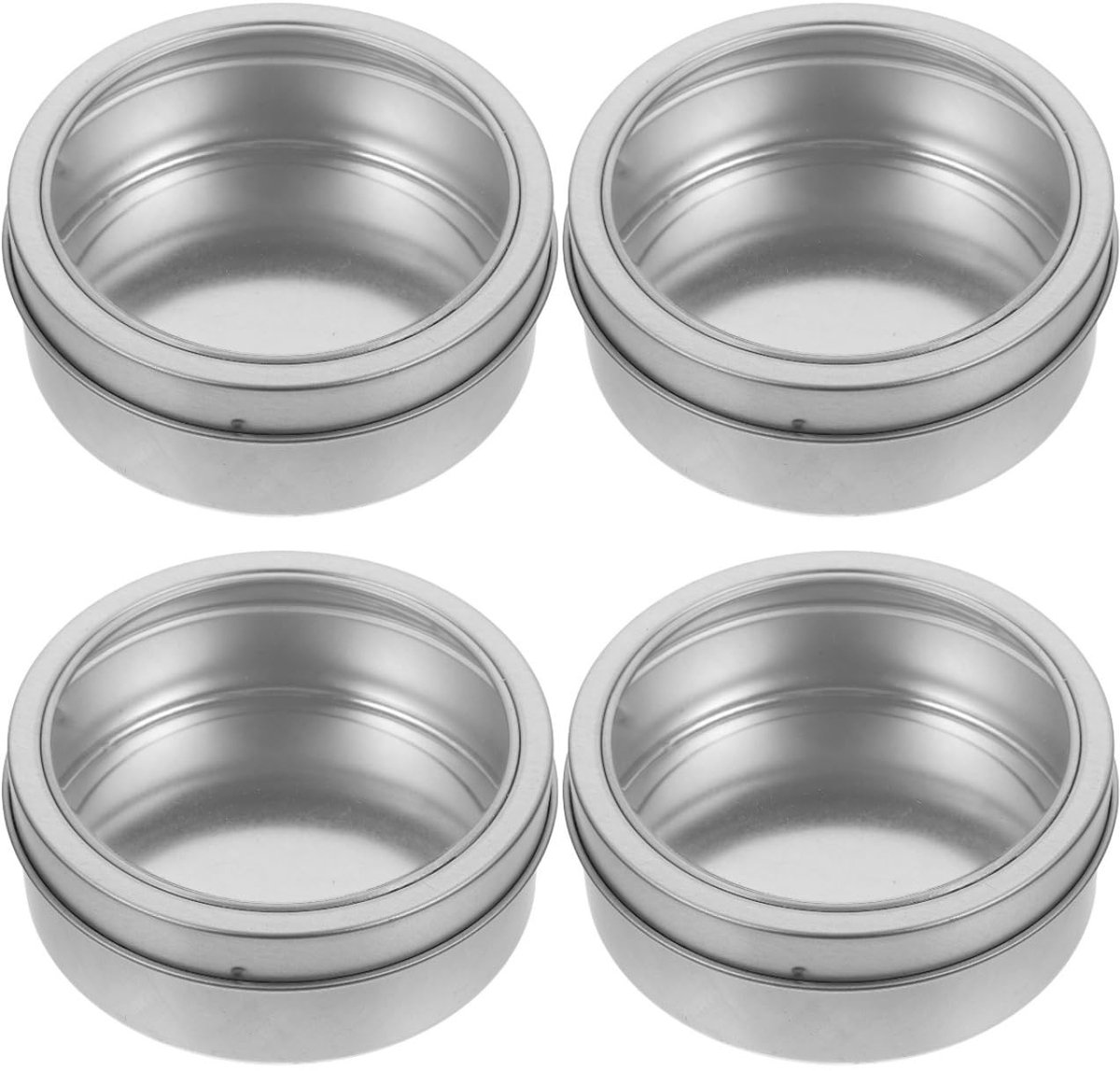 Omgoods - Set van 4 Magnetische Opslagdozen voor Koelkast