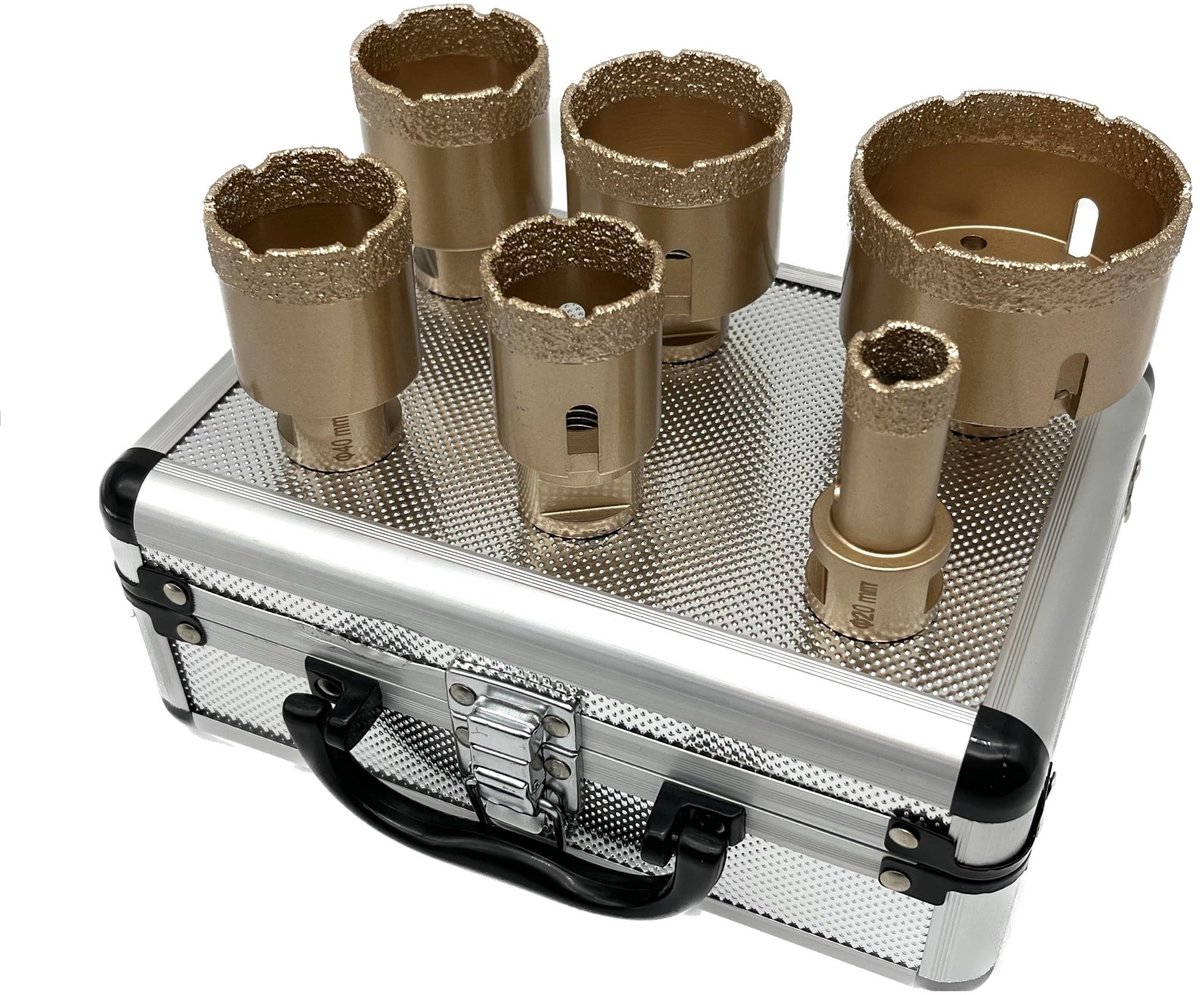 Omgoods - Set van 6 Holle Boorbits voor Snelle en Schone Gaten