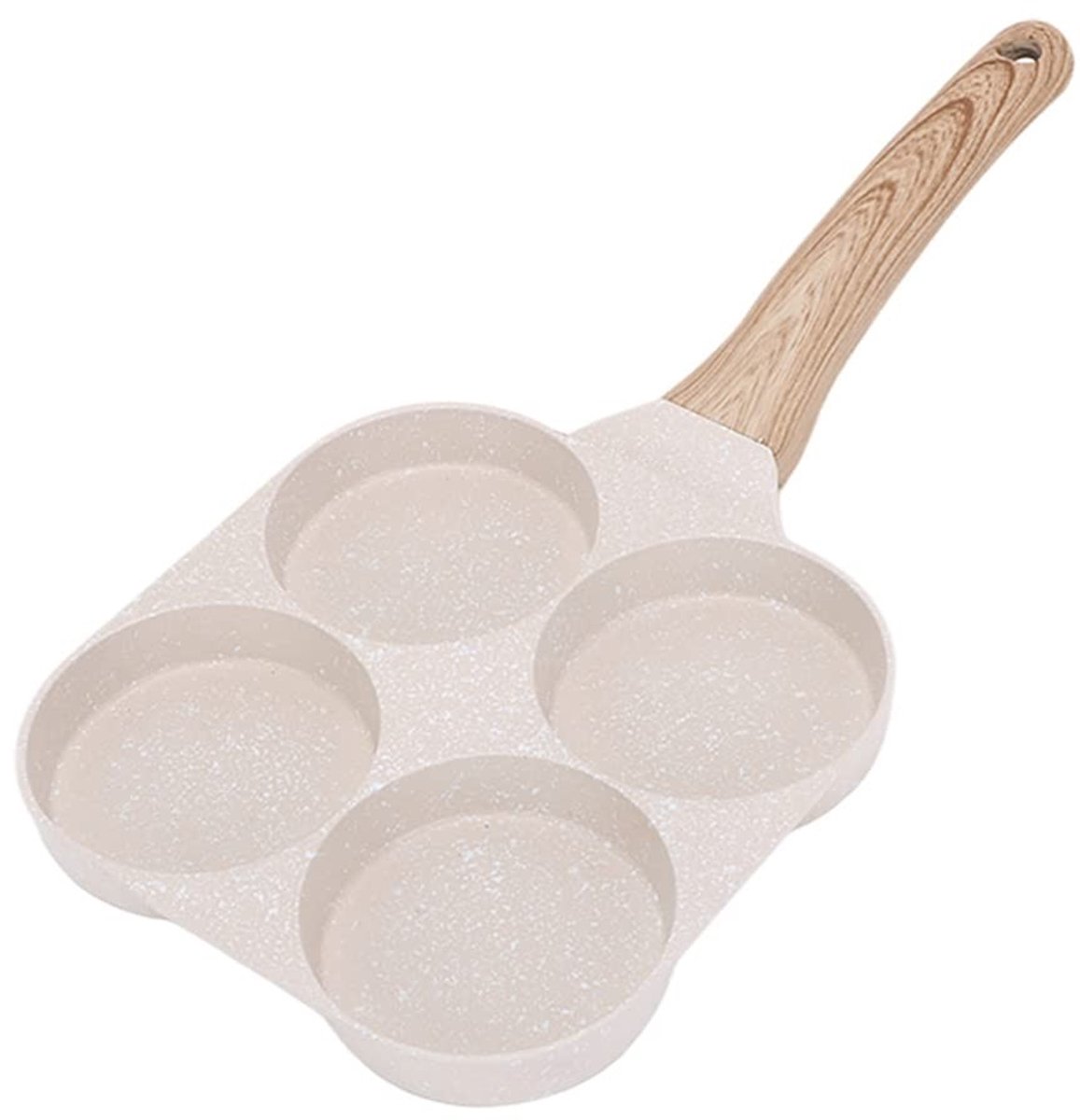 Omgoods - Inductie Pancake Pan met 4 Gaten - Anti-aanbak Aluminium voor Ontbijt