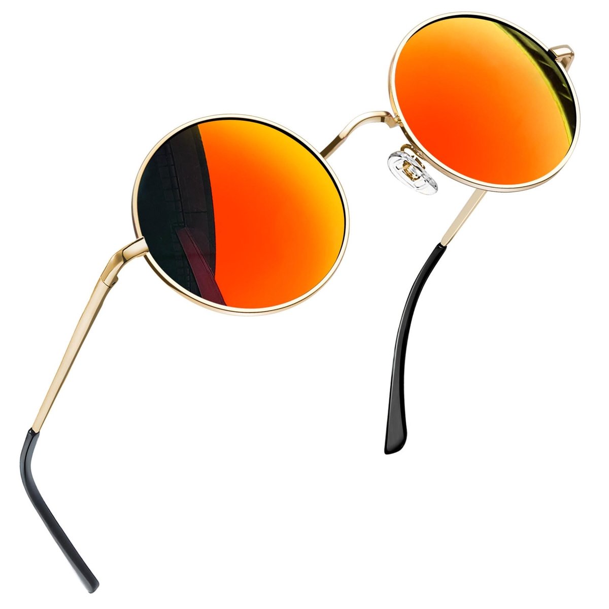 Omgoods - Retro Ronde Zonnebrillen met UV400 Bescherming