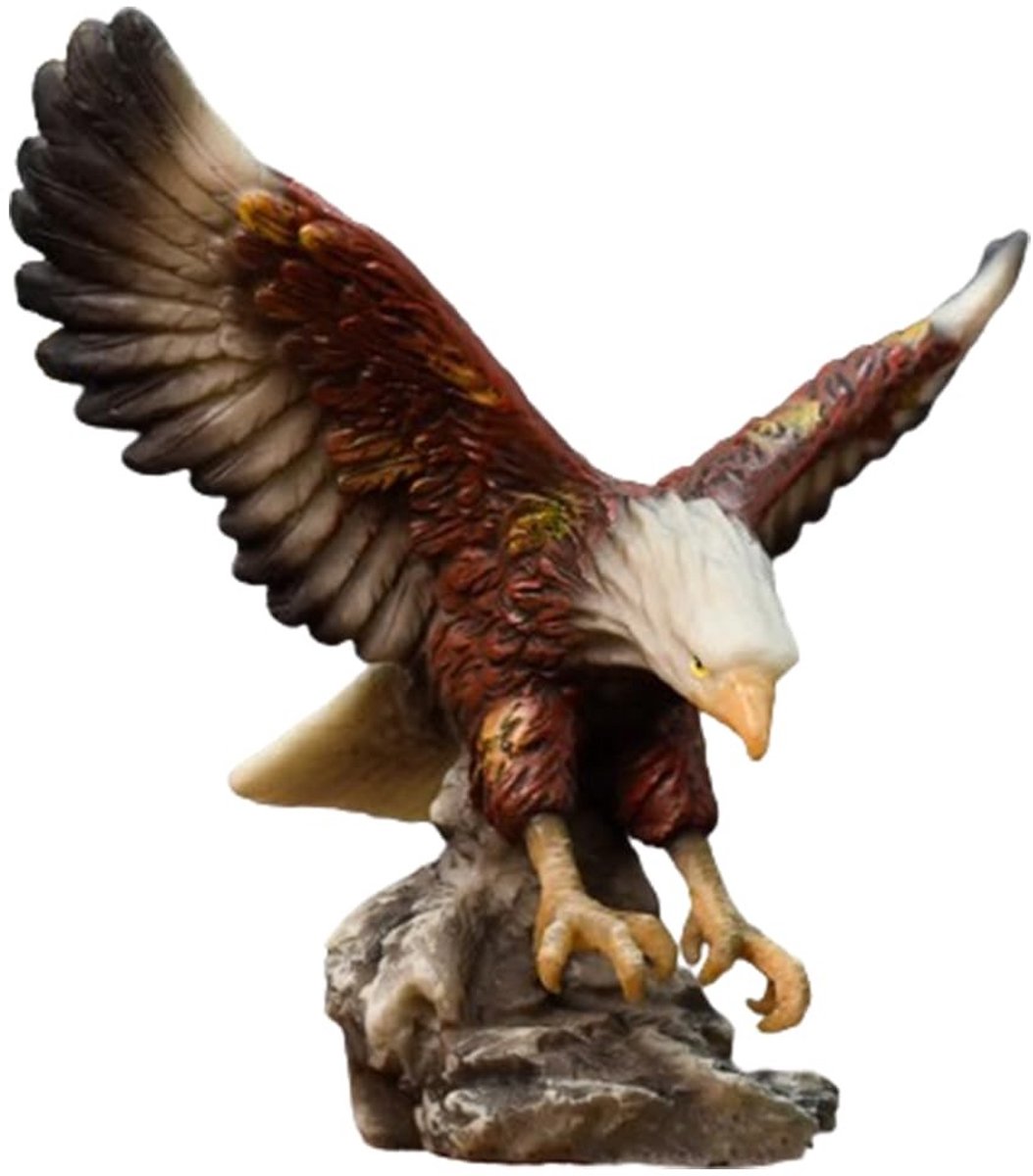 Omgoods - Moderne Resin Statue van een Gouden Arend voor Decoratie